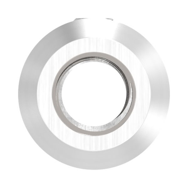 Connecteur 16mm avec filetage M8 et trou 10mm