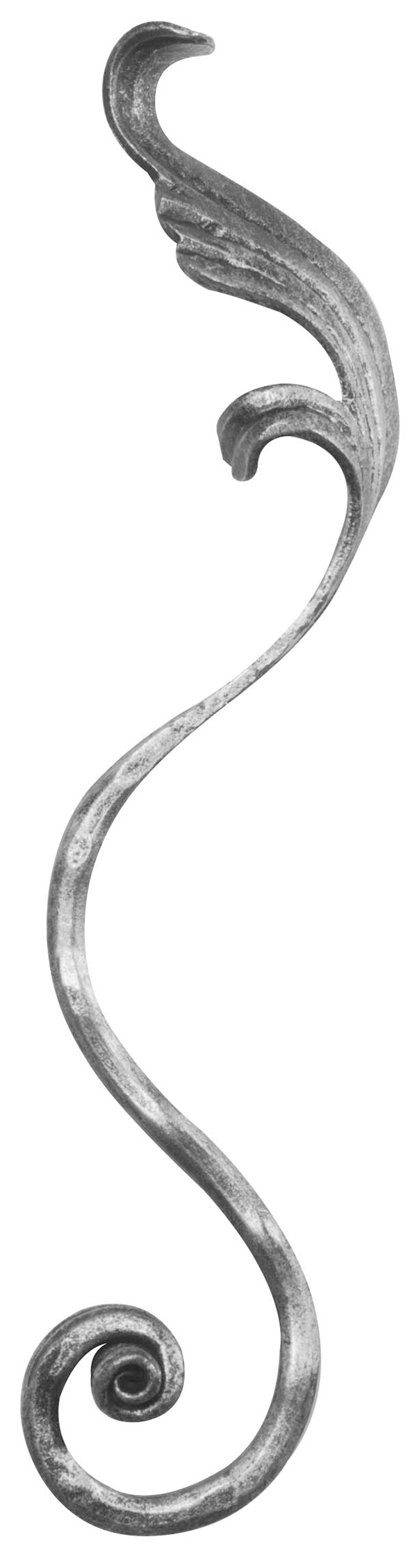 Maître baroque | Dimensions : 65x295 mm | Matériau : 16x8 mm | Acier S235JR, brut