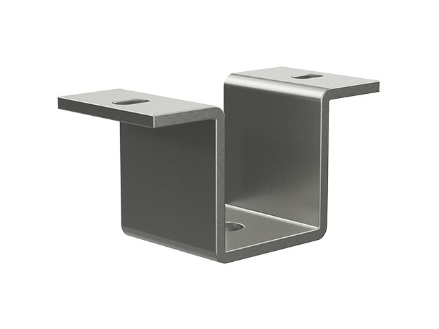Support de plafond simple | pour un rail de guidage | taille 3