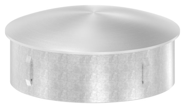 Bouchon légèrement bombé pour Ø 101,6x2,0-2,6 mm coulé V4A