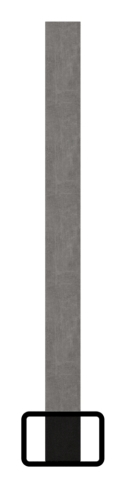 Tube rectangulaire | Dimensions : 30x20x2 mm | Longueur : 3000 mm | Acier S235JR, brut