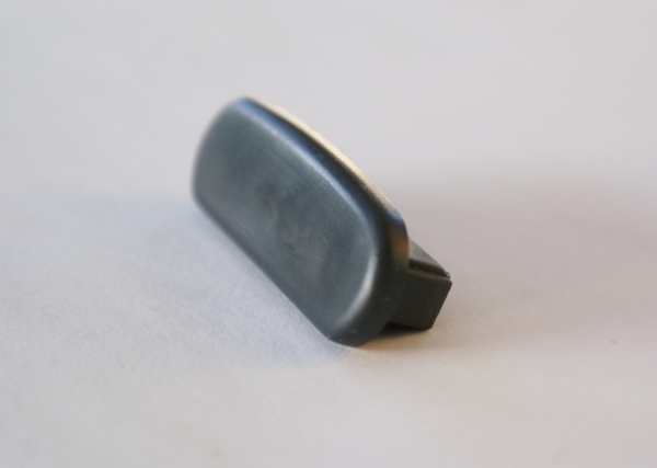 Embout pour main courante en plastique pour 40 x 8mm, gris anthracite