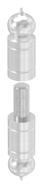 VA - charnière de portail lisse 20mm mandrin 11mm