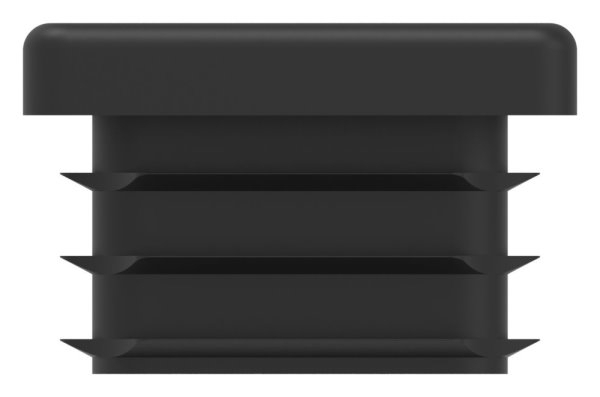 Bouchon en plastique pour tube rectangulaire 40x30mm