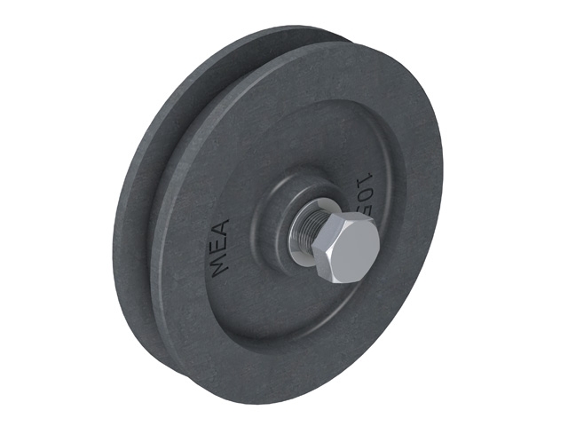 Rouleau de portail coulissant en vrac, rouleau- Ø 120 mm
