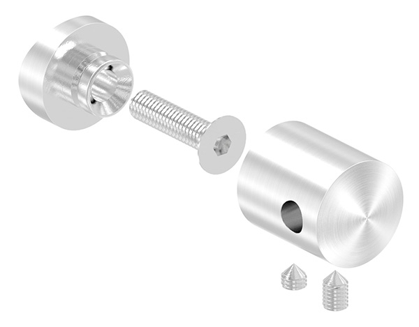 Support de corde pour poteau intermédiaire | Pour corde Ø 5 mm | Raccord Ø 42,4 mm | V2A