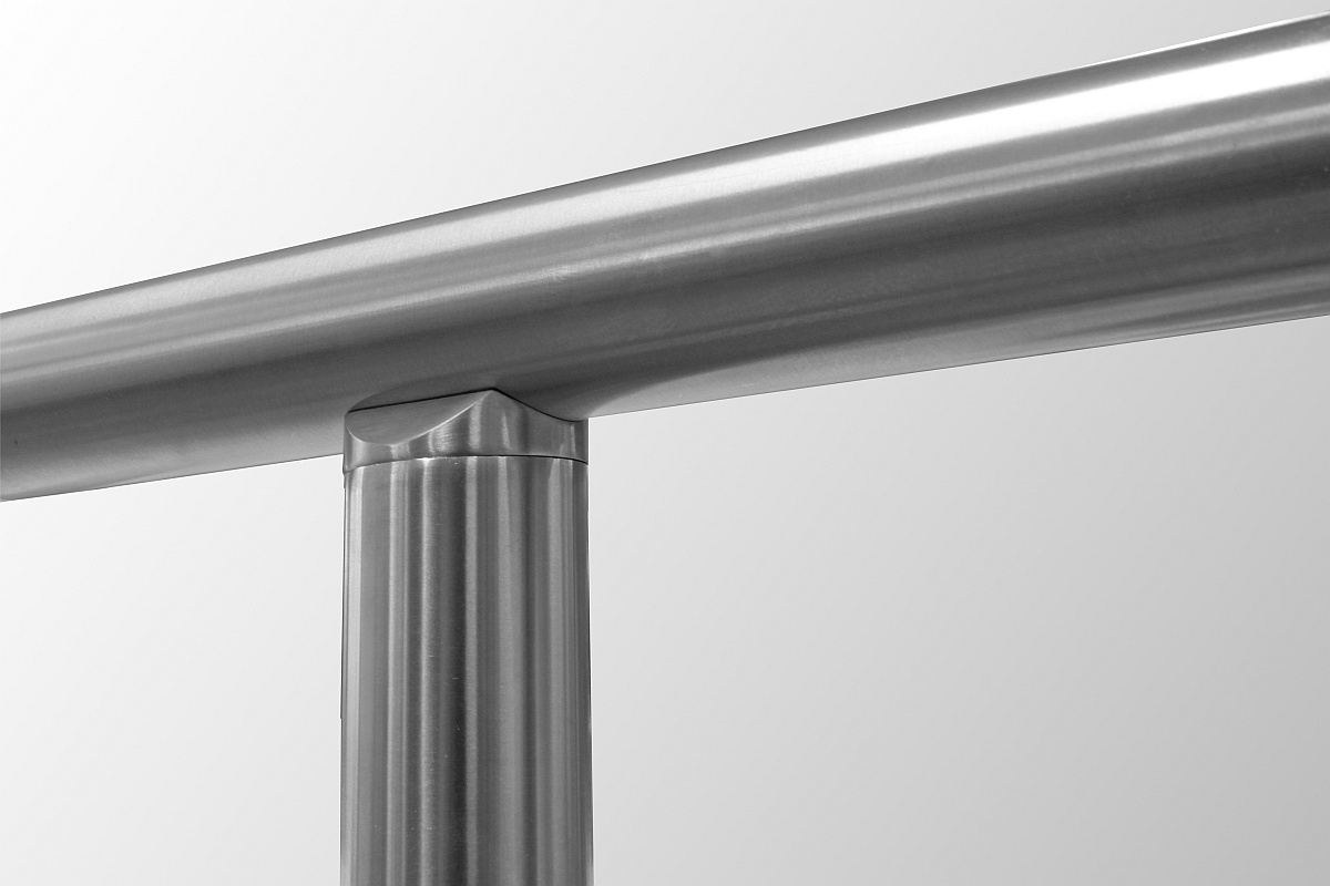 Sellette à coller pour tube rond Ø 42,4x2,0 mm V2A