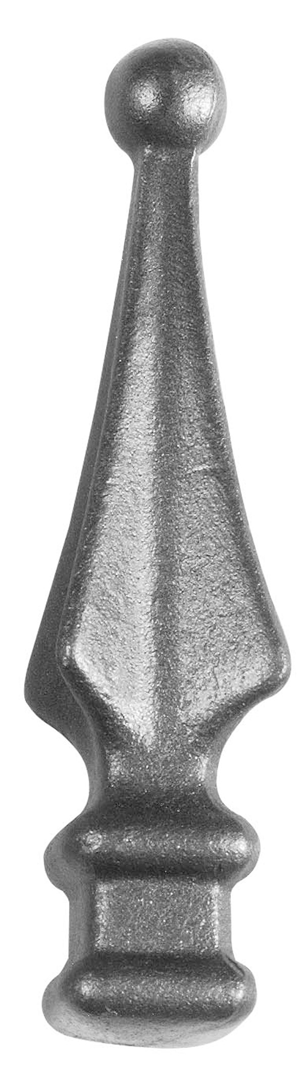 Pointes de clôture | Hauteur : 165 mm | Matériau : 32x32 mm | Acier S235JR, brut