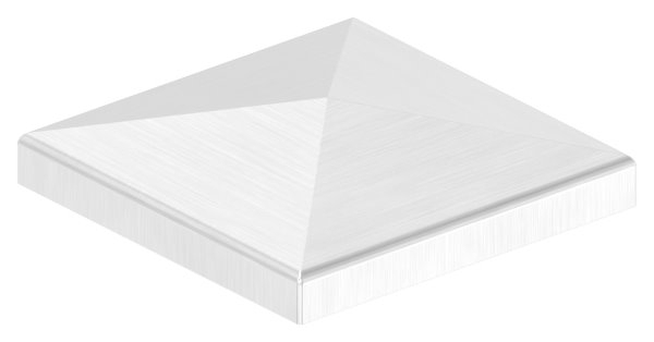 Capuchon de poteau pour tuyau 80x80 mm V2A