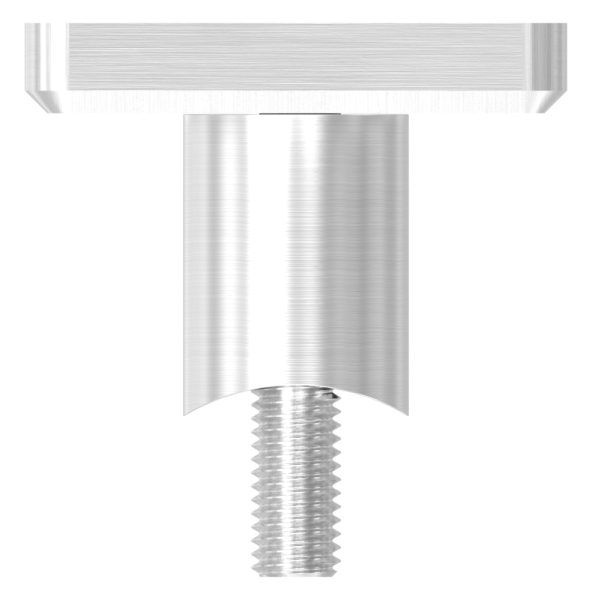 Fixation murale V2A pour tube rond Ø 48,3 mm