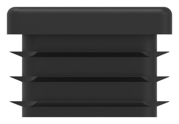 Bouchon en plastique pour tube rectangulaire 50x30mm