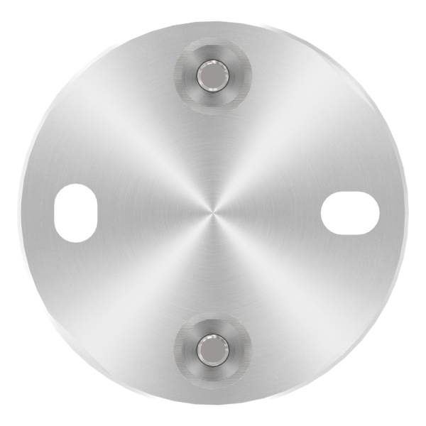 Fixation murale pour tube rond Ø 48,3 mm V2A