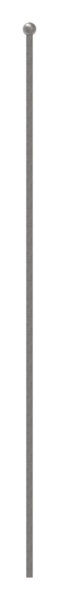 Barre à billes 12 x 12mm ; longueur 1200mm ; bille 25mm