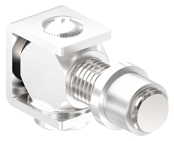 Charnière de portail | M24 | à souder | réglable | V2A