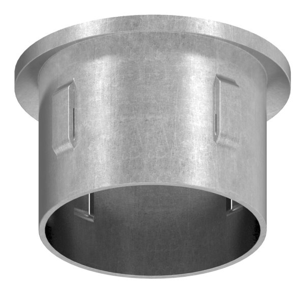 Bouchon en acier | avec M8 | légèrement courbé | pour tube Ø 42,4 x 3,0-3,5 mm | acier (brut) S235JR