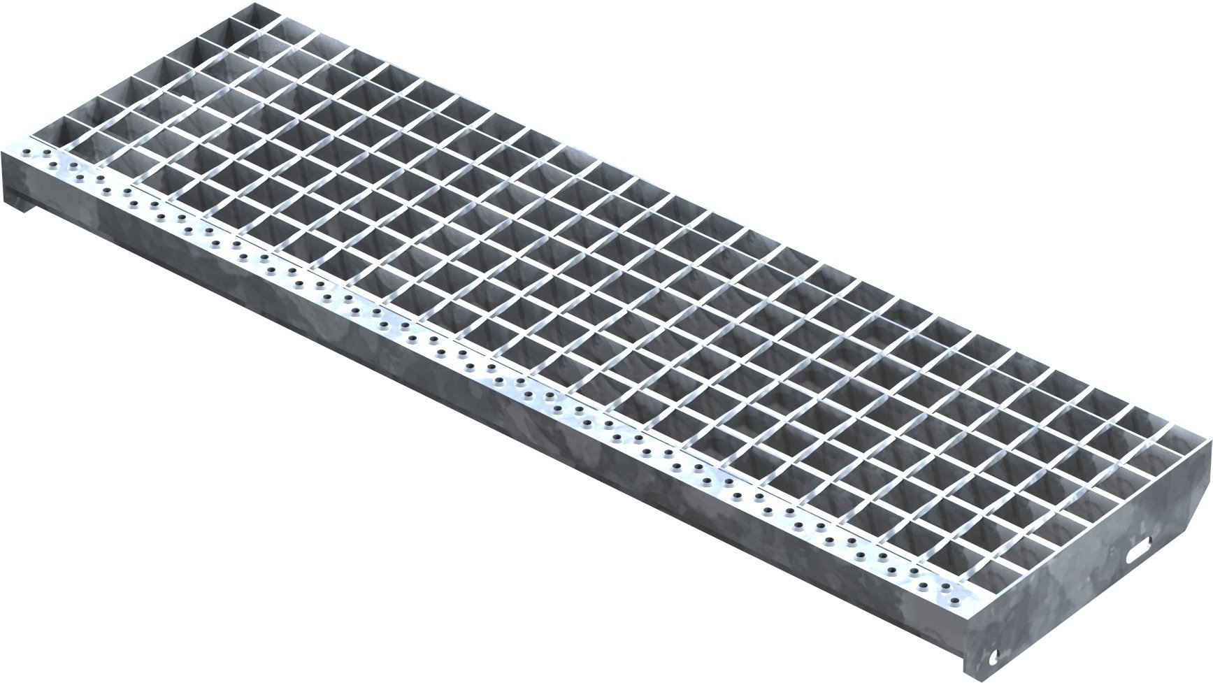 Presse à souder marche en caillebotis | Dimensions : 1000x305 mm 34/38 mm | S235JR (St37-2)