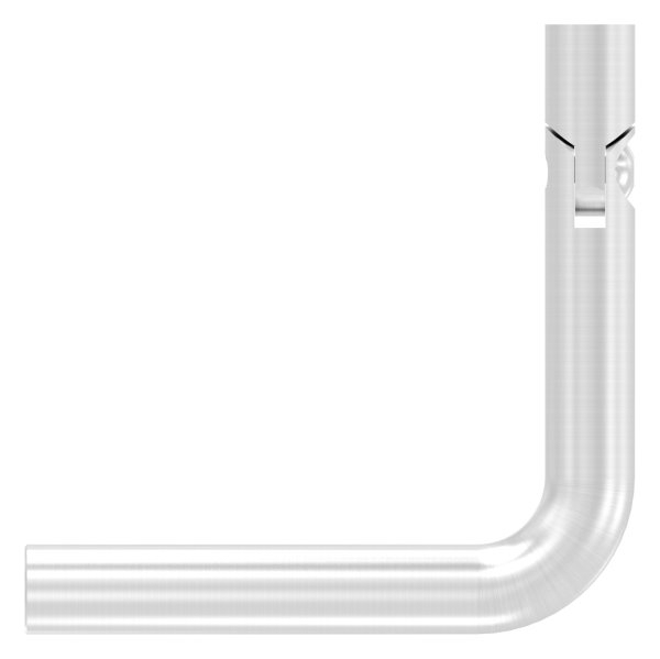 Support Ø 12mm, avec articulation, coudé à 90°, V2A