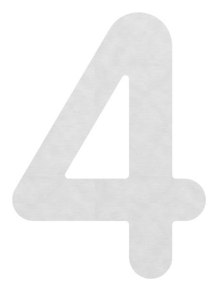 Maison numéro 4 | grand | Dimensions : 200 mm x 300 mm | V2A