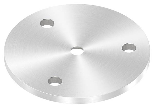 Plaque d'ancrage Ø 70 x 4 mm avec trou de centrage : Ø 6,5 mm | V2A