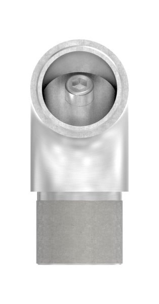 Coude réglable, pour tube rond Ø 33,7x2,0 mm V2A