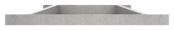 Plaque d'ancrage | dimensions : Ø 120x6 mm | pour tube rond : Ø 60,3 mm | V2A