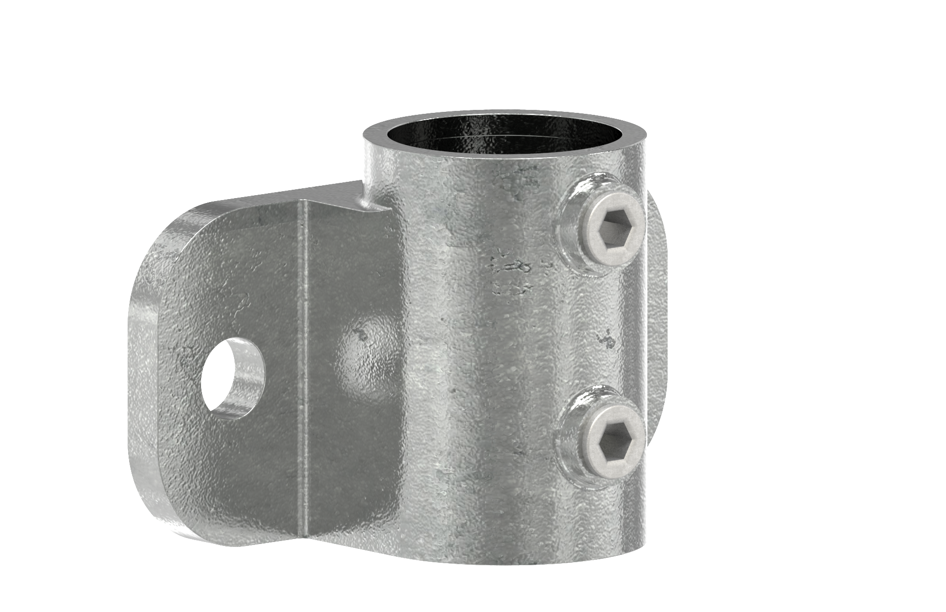 Raccord de tuyau | Support mural | 246B34 | 33.7 mm | 1" | Fonte malléable et électrozinguée