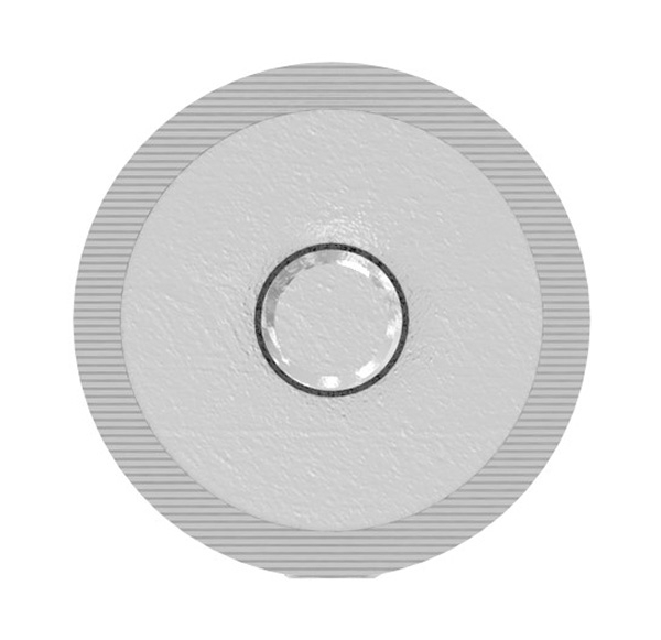 Support de corde pour poteau intermédiaire | Pour corde Ø 6 mm | Connexion plate | V2A