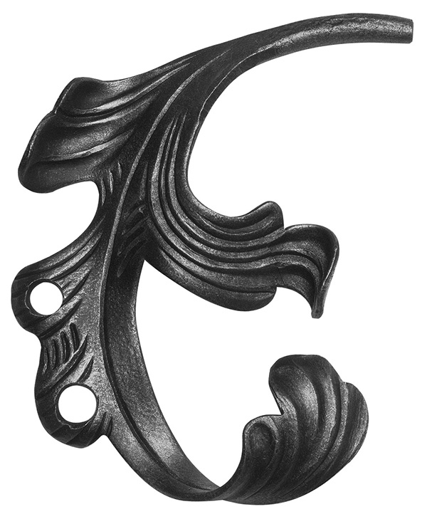 Baroque rural | Dimensions : 200x140 mm | Acier S235JR, brut