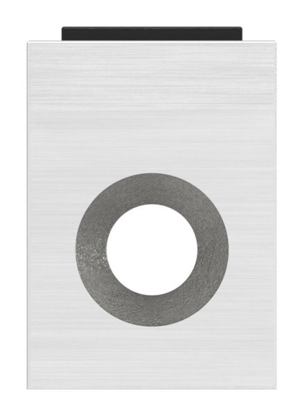 Plaque de maintien pour verre | Raccordement Ø 48,3 mm