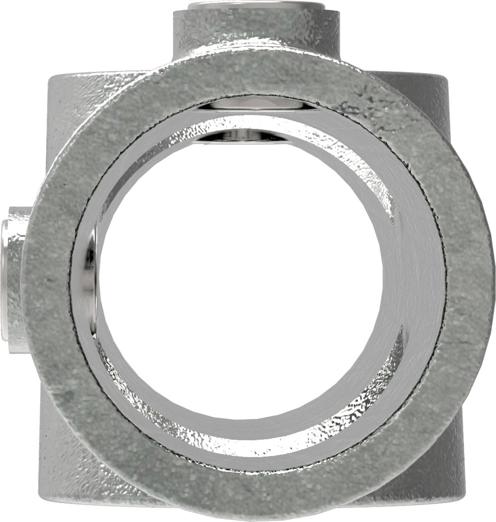 Raccord de tube | Traverse 30-45° | 126C42 | Ø 42,4 mm | 1 1/4" | Fonte malléable