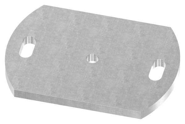 Plaque d'ancrage | Dimensions : 170x120x10 mm | Acier (brut) S235JR