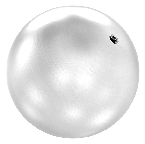 Boule creuse Ø 120 mm avec filetage M10 V2A
