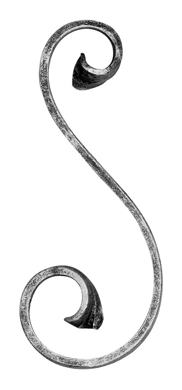 Vis en S | Dimensions : 150x60mm | Matériau : 10x4 | Acier S235JR, brut
