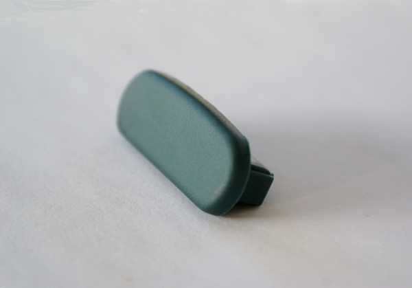 Embout pour main courante en plastique pour 40 x 8mm, bleu vert