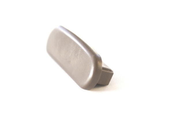 Embout pour main courante en plastique pour 40 x 8mm, gris-brun