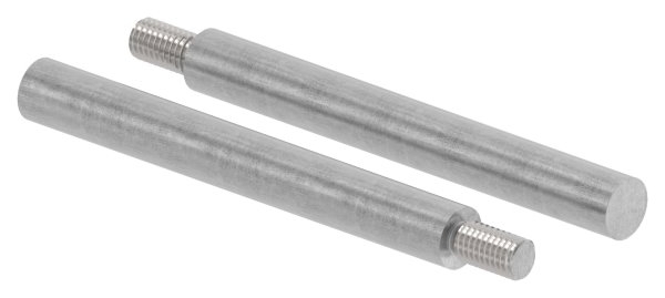 Goupille en acier | avec filetage M8 | dimensions : 100x12 mm | acier (brut) S235JR