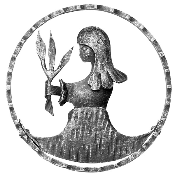Zodiac Virgo | Ø 200x5 mm | Acier S235JR, brut