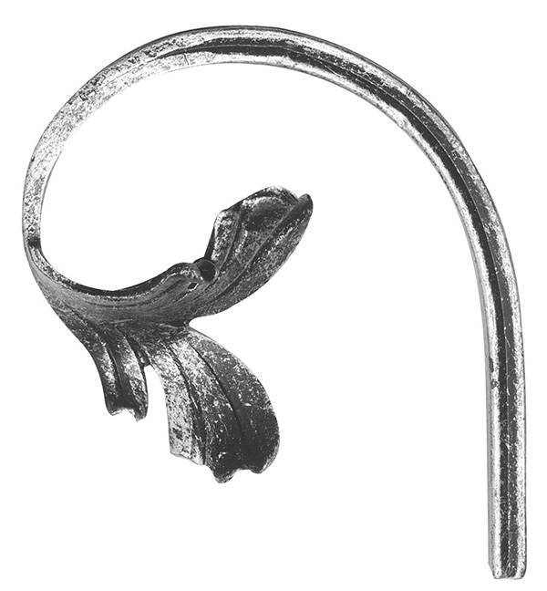 Baroque lourd | Dimensions : 105x140 mm | Acier S235JR, brut