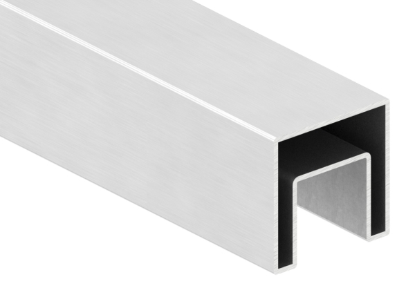Tube à rainure carrée, 40 x 40 x 1,5 mm, longueur : 3000mm