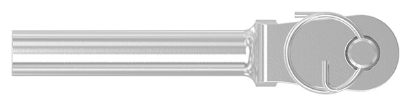 Borne à fourche avec filetage femelle droit M5 V4A