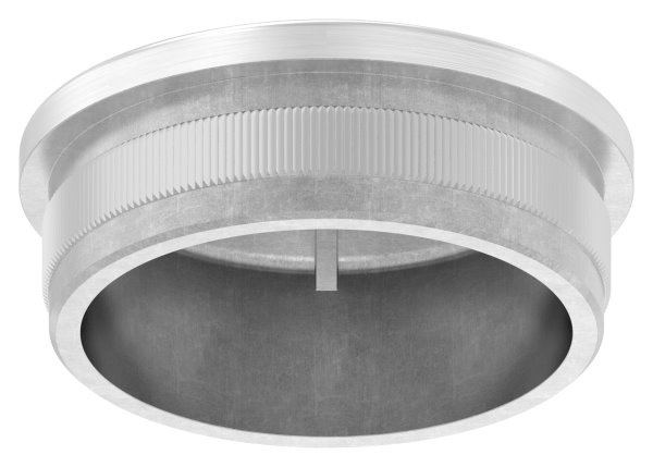 Bouchon légèrement bombé V4A coulé pour Ø 48,3x2,0 mm