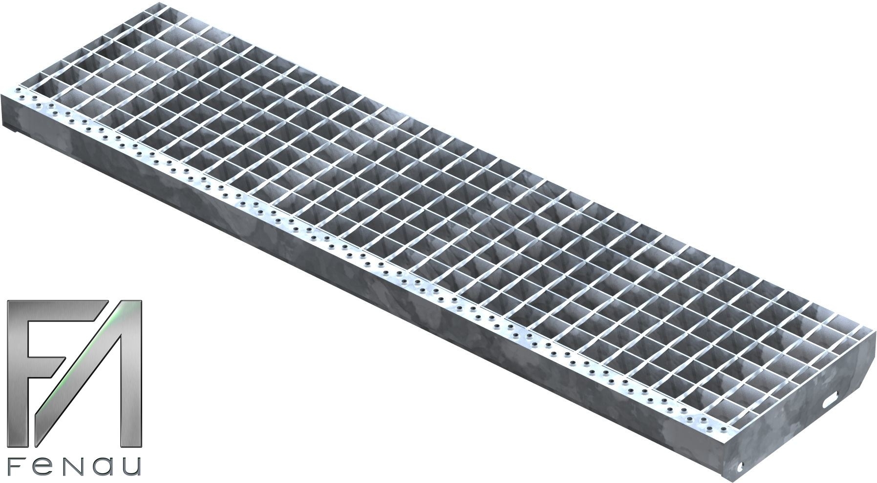 Presse à souder marche en caillebotis | Dimensions : 1200x305 mm 34/38 mm | S235JR (St37-2)