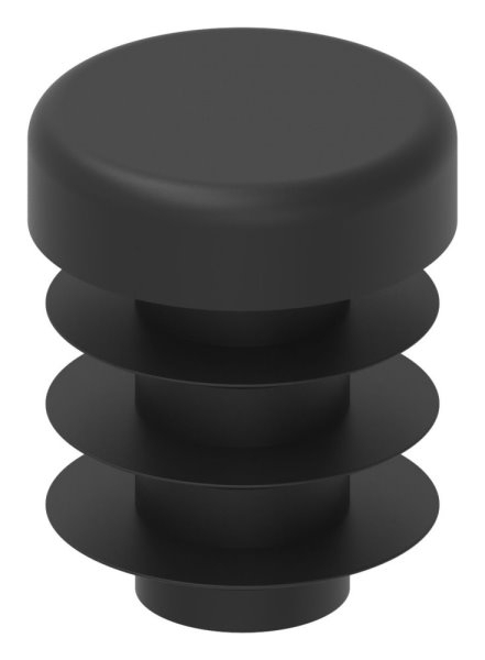 Capuchon plastique pour tube rond 12mm