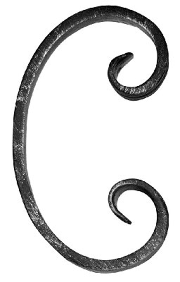 Vis en C | Dimensions : 70x120 mm | Matériau : 12x5 mm | Acier S235JR, brut