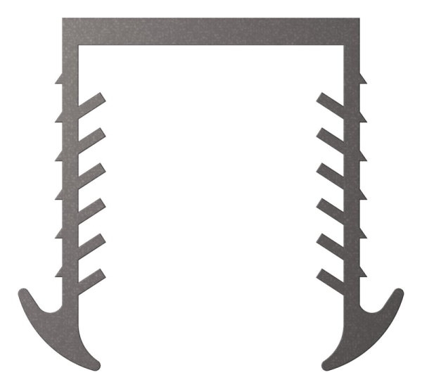 Joint à coin verre 20,76 - 21,52mm, pour rainure 27 x 30mm, longueur 3m, EPDM