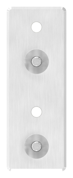 Fixation murale V2A pour tube rond Ø 48,3 mm