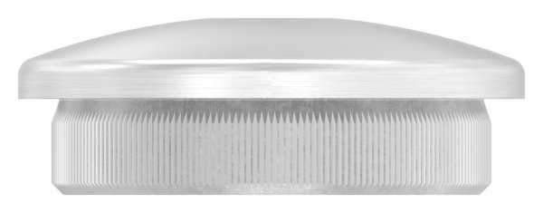 Bouchon légèrement bombé avec M10 pour Ø 42.4x3.0 mm V2A matériau plein