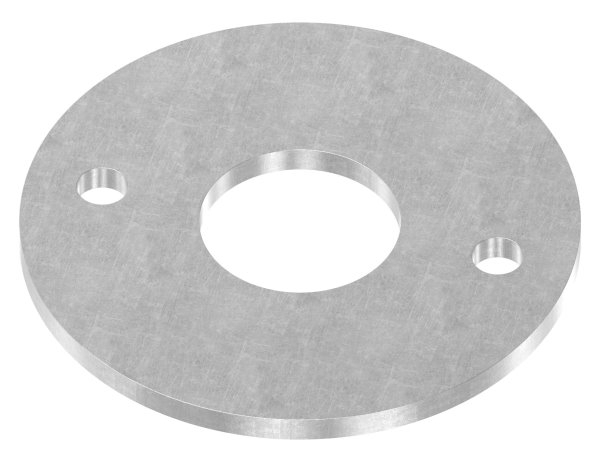 Plaque d'ancrage | Dimensions : Ø 120x6 mm | Acier (brut) S235JR