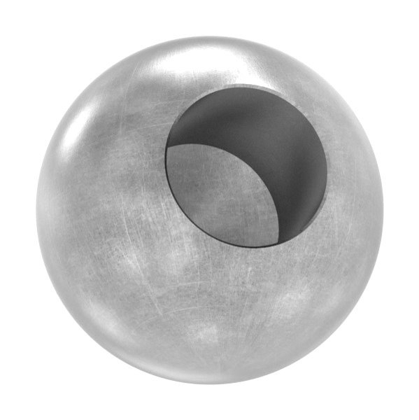 Boule Ø 30 mm | avec trou borgne 14,2 mm | acier S235JR, brut