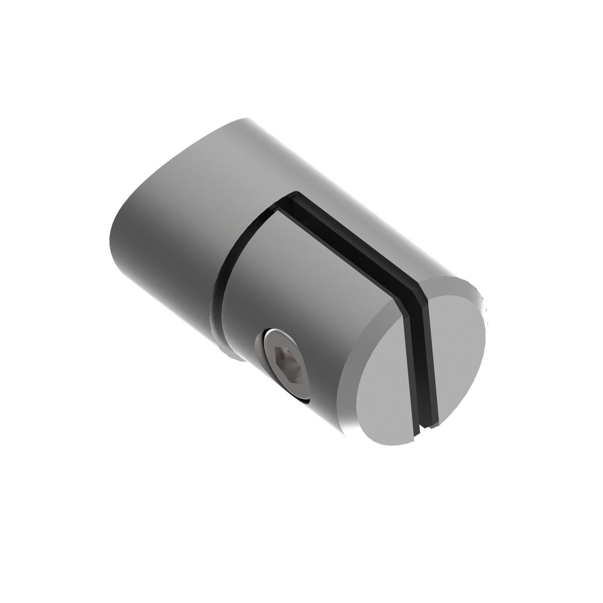 Blechhalter Ø 25 mm - fuer Anschluss- Ø 42-4 mm - V2A-12-2102-A.4